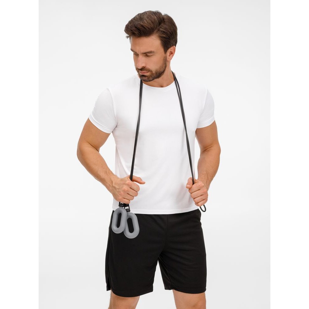 Мультифункциональная скакалка с эспандером Multi McFly, серая арт. 19228.10 Мультифункциональная скакалка с эспандером Multi McFly, серая арт. 19228.10