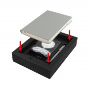 Набор "Light gray J" серый с белым