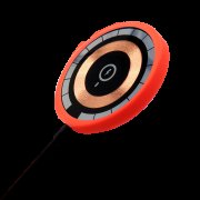 Беспроводное магнитное зарядное устройство Aphia 15W To Go, черный/красный