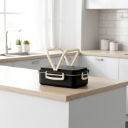 Ланчбокс (контейнер для еды) Inar из пшеничного волокна, чёрный. арт. 13004.022 Ланчбокс (контейнер для еды) Inar из пшеничного волокна, чёрный. арт. 13004.022