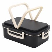 Ланчбокс (контейнер для еды) Inar из пшеничного волокна, чёрный. арт. 13004.022