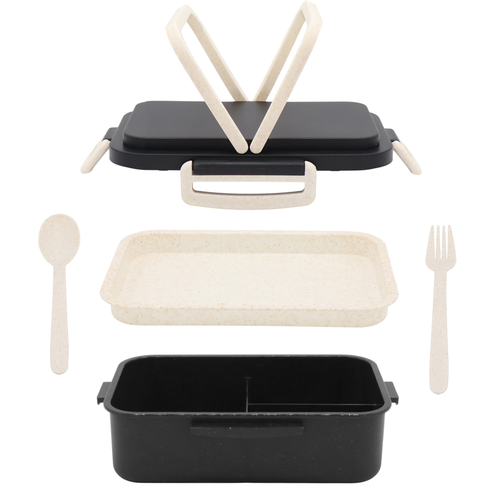 Ланчбокс (контейнер для еды) Inar из пшеничного волокна, чёрный. арт. 13004.022 Ланчбокс (контейнер для еды) Inar из пшеничного волокна, чёрный. арт. 13004.022