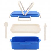 Ланчбокс (контейнер для еды) Inar из пшеничного волокна, синий. арт. 13004.033 Ланчбокс (контейнер для еды) Inar из пшеничного волокна, синий. арт. 13004.033