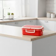 Ланчбокс (контейнер для еды) Inar из пшеничного волокна, красный. арт. 13004.055 Ланчбокс (контейнер для еды) Inar из пшеничного волокна, красный. арт. 13004.055