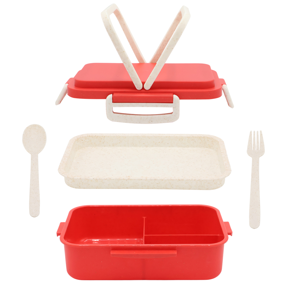 Ланчбокс (контейнер для еды) Inar из пшеничного волокна, красный. арт. 13004.055 Ланчбокс (контейнер для еды) Inar из пшеничного волокна, красный. арт. 13004.055