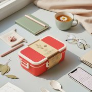 Ланчбокс (контейнер для еды) Inar из пшеничного волокна, красный. арт. 13004.055 Ланчбокс (контейнер для еды) Inar из пшеничного волокна, красный. арт. 13004.055