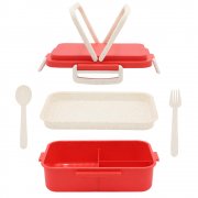 Ланчбокс (контейнер для еды) Inar из пшеничного волокна, красный. арт. 13004.055 Ланчбокс (контейнер для еды) Inar из пшеничного волокна, красный. арт. 13004.055