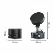 Магнитный держатель "Clix" черный