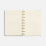 Ежедневник Spiral, недатированный, черный