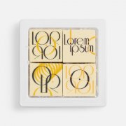 Набор из 4 печений Dream White арт. 16400