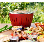 Угольный гриль Lotus Grill Classic, красный