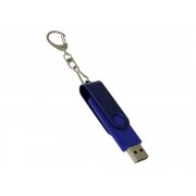 USB 3.0- флешка на 32 Гб с поворотным механизмом и дополнительным разъемом Type-C арт. 6138.32.02