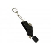 USB 3.0- флешка на 16 Гб с поворотным механизмом и дополнительным разъемом Type-C арт. 6138.16.07