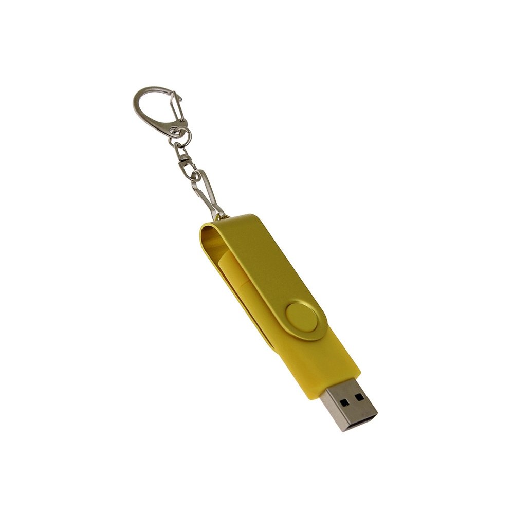 USB 2.0- флешка на 64 Гб с поворотным механизмом и дополнительным разъемом Type-C арт. 6137.64.04 USB 2.0- флешка на 64 Гб с поворотным механизмом и дополнительным разъемом Type-C арт. 6137.64.04