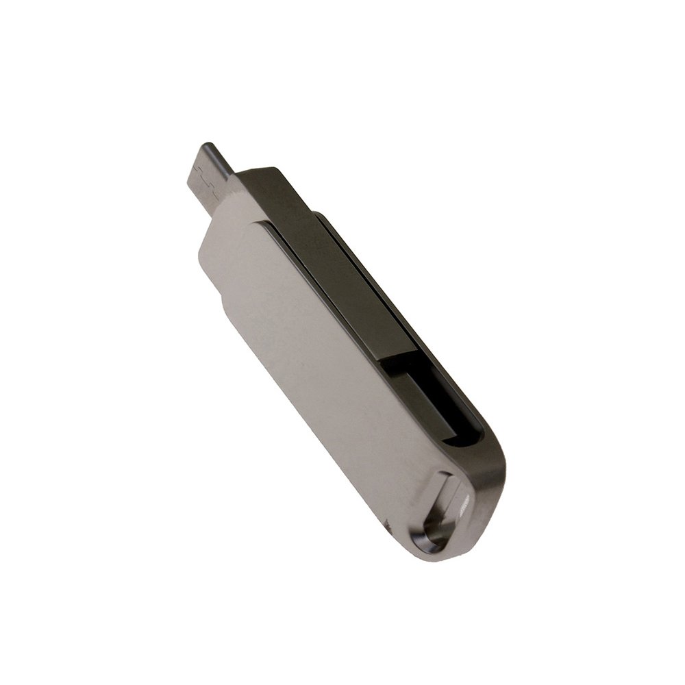 USB 2.0- флешка на 128 Гб с поворотным механизмом и дополнительным разъемом Type-C арт. 6130.128.17 USB 2.0- флешка на 128 Гб с поворотным механизмом и дополнительным разъемом Type-C арт. 6130.128.17