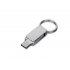 USB 3.0- флешка «Mercury» на 32 Гб с поворотным механизмом и дополнительным разъемом Type-C