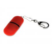 USB 2.0- флешка «Goutte Soft-touch» на 8 Гб каплевидной формы