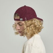 Бейсболка CREEP-S, 6 клиньев, металлическая застежка Бордовый