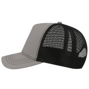 Бейсболка RAPPER CANVAS, 5 клиньев, пластиковая застёжка Серый