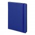 Бизнес-блокнот "RILY", формат А5,  синий, блок в точку Синий