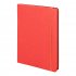 Бизнес-блокнот "RILY", формат А5,  красный, блок в точку Красный