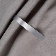 Лента сатиновая Satin 10 S, серая, 50 см