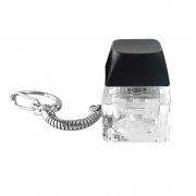 Брелок PUSH ME с LED подсветкой, чёрный