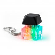 Брелок PUSH ME с LED подсветкой, чёрный арт. 12039.02