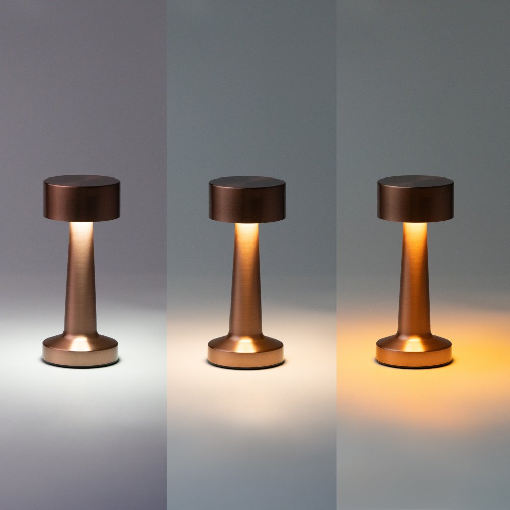 Настольная лампа c встроенной батареей REIKI, розовое золото арт. LP1746S1281 Настольная лампа c встроенной батареей REIKI, розовое золото арт. LP1746S1281