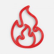 Подвеска Industry, 3D-печать на заказ, огонь арт. 19974.06