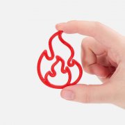 Подвеска Industry, 3D-печать на заказ, огонь арт. 19974.06