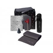 Подарочный набор «Re:Air» с варежками, шарфом и термосом