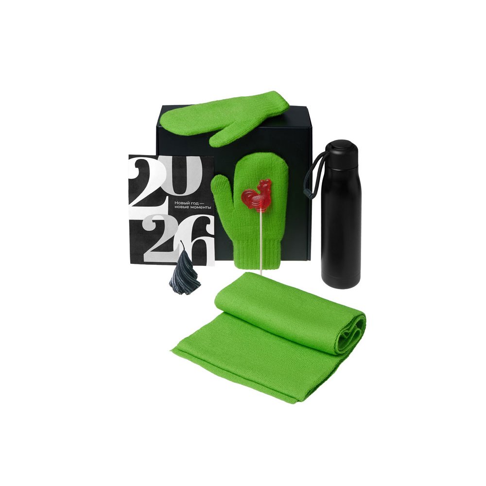 Подарочный набор «Re:Air» с варежками, шарфом и термосом арт. 210107.03 Подарочный набор «Re:Air» с варежками, шарфом и термосом арт. 210107.03