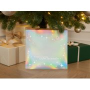 Подарочная коробка с голографическим шубером «Aurora», L