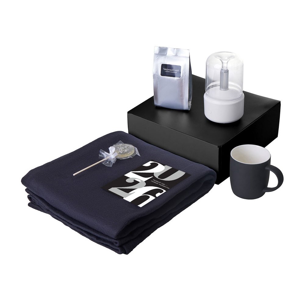 Подарочный набор «Re:Haven» с пледом, увлажнителем и кружкой арт. 210101.07 Подарочный набор «Re:Haven» с пледом, увлажнителем и кружкой арт. 210101.07