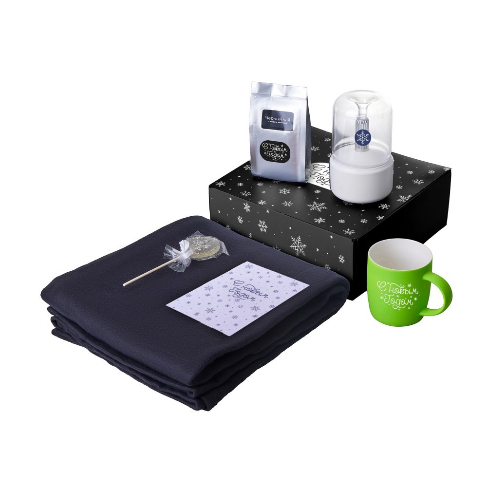 Подарочный набор «Re:Haven» с пледом, увлажнителем и кружкой арт. 210101.13 Подарочный набор «Re:Haven» с пледом, увлажнителем и кружкой арт. 210101.13