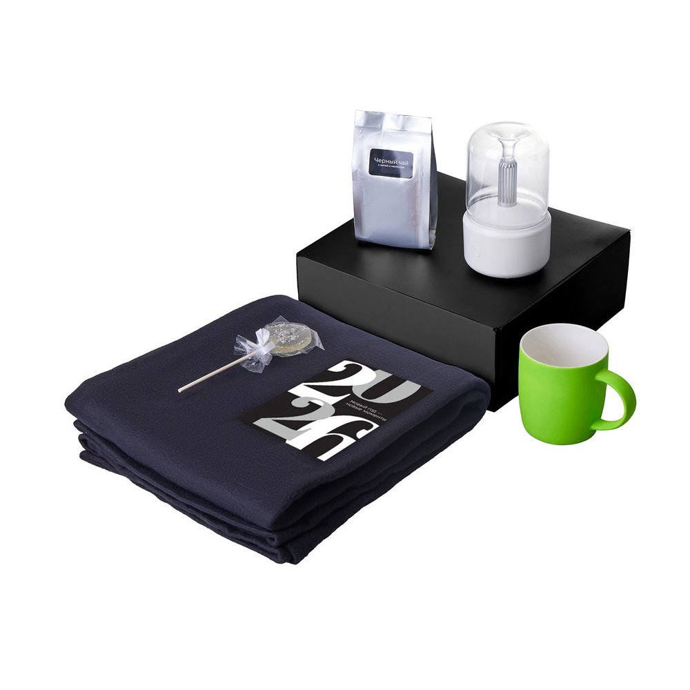 Подарочный набор «Re:Haven» с пледом, увлажнителем и кружкой арт. 210101.13 Подарочный набор «Re:Haven» с пледом, увлажнителем и кружкой арт. 210101.13