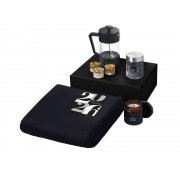 Подарочный набор «Re:Moments» с пледом, френчпрессом и медом