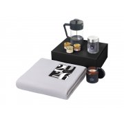 Подарочный набор «Re:Moments» с пледом, френчпрессом и медом