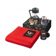 Подарочный набор «Re:Moments» с пледом, френчпрессом и медом