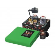 Подарочный набор «Re:Moments» с пледом, френчпрессом и медом