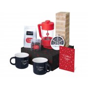 Подарочный набор «Re:Together» с френчпрессом, кружками и дженгой