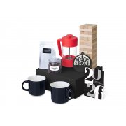 Подарочный набор «Re:Together» с френчпрессом, кружками и дженгой