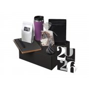 Подарочный набор «Re:Charge» с термокружкой, кофе и блокнотом