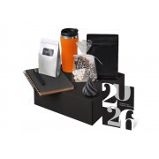 Подарочный набор «Re:Charge» с термокружкой, кофе и блокнотом