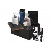 Подарочный набор «Re:Charge» с термокружкой, кофе и блокнотом