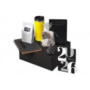 Подарочный набор «Re:Charge» с термокружкой, кофе и блокнотом