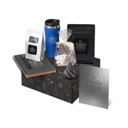 Подарочный набор «Re:Charge» с термокружкой, кофе и блокнотом