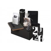 Подарочный набор «Re:Charge» с термокружкой, кофе и блокнотом