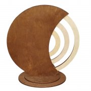 Вечный календарь из дерева Time коричневый